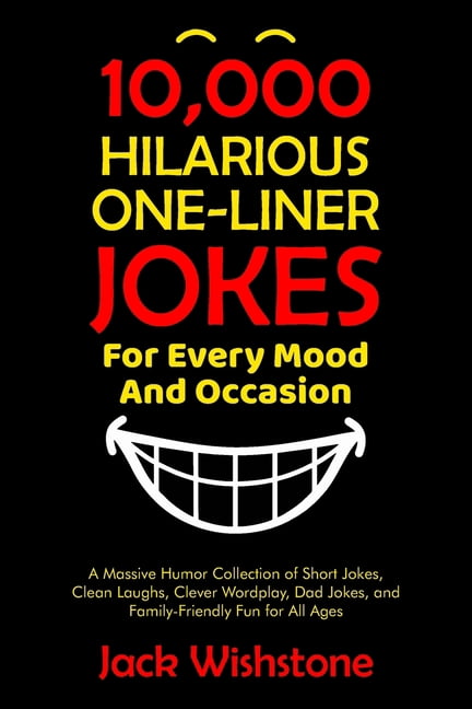 Paperback Book Humor Fun Books 10,000 Hilarious One-Liner Jokes for Every Mood and Occasion ...