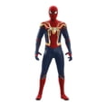 thumbnail image 1 of Fun Boys Iron Tech Hero Costume with Reflective Lenses and Gold Armor, Comfortable Bodysuit for Halloween Trick or Treat and Birthday Party, Red, 190, 1 of 2