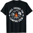 thumbnail image 1 of Fun Camping Crew Graphic T-Shirt for Outdoor Adventures and Fireside Gatherings, 1 of 5