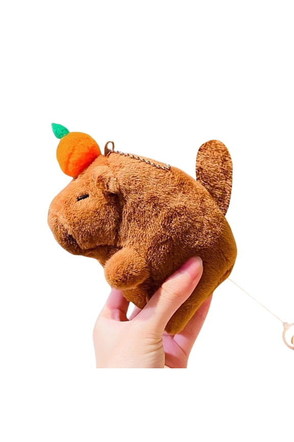 Fun Capybara Bubble Designs Keychain Squeeze Toy Keyring for Bag Purse Backpack