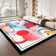 thumbnail image 1 of Fun Cartoon Carpet for Living Room Abstract Art Child Bedroom Decoration Rug Creativity Kids Room Decor Lounge Rug Anti-slip Mat, 1 of 5