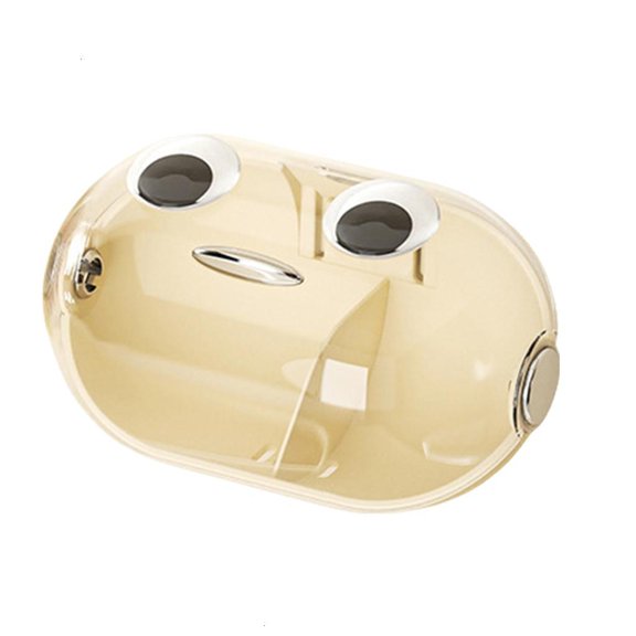 Fun Cartoon Makeup Storage Box Wall Friendly Home Beauty Product Organizer