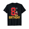 thumbnail image 1 of Fun Cartoon Mouse 8th Birthday T-Shirt for Celebrating Special Milestones, 1 of 5