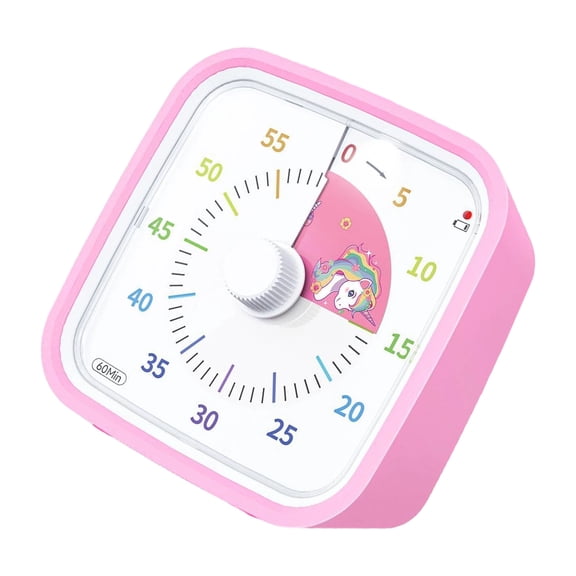 Fun Cartoon Shaped Noiseless Operations Timer For Children Learning Playtimes Practical Time Management Tool
