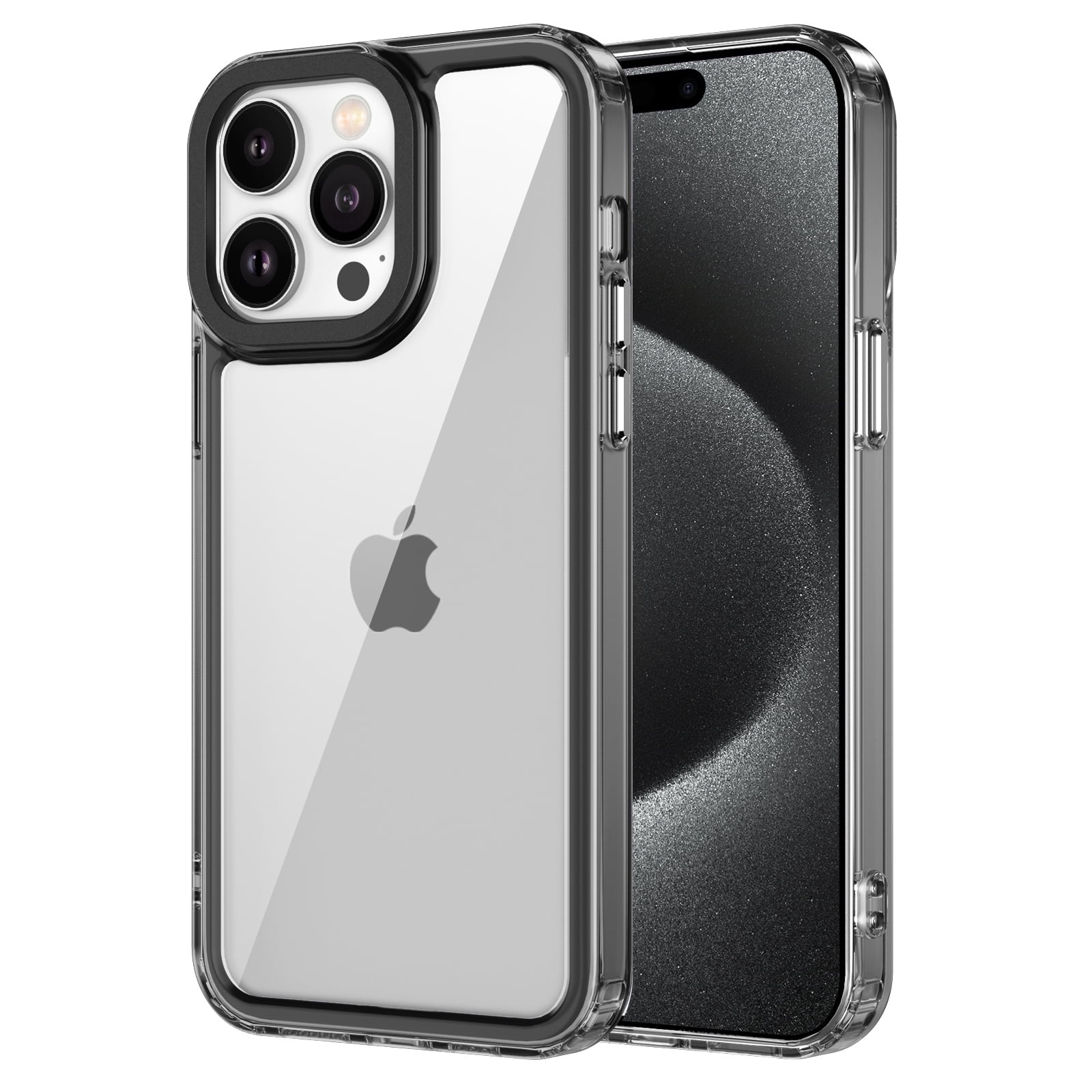 FunCasery for iPhone 16 Pro Max Case,Transparent Shockproof Slim Anti