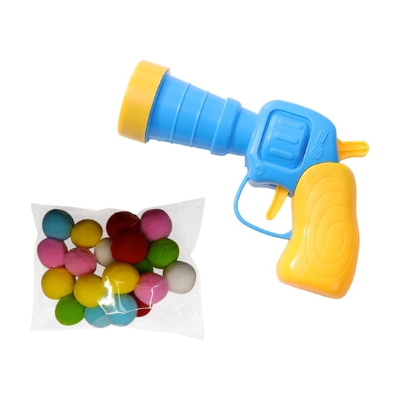 Fun Cat Ball Launcher Toy with Soft Plush Pompoms,Silent Interactive Shooting Toy for Kittens and Adult Cats to Relieve Boredom and Encourage Active Play - B