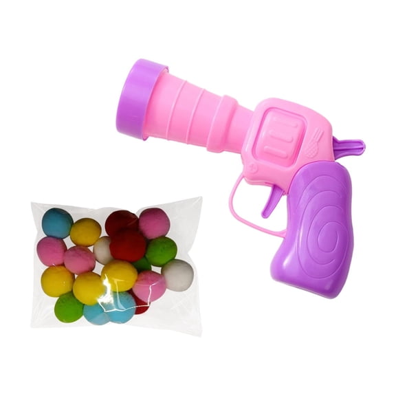 Fun Cat Ball Launcher Toy with Soft Plush Pompoms,Silent Interactive Shooting Toy for Kittens and Adult Cats to Relieve Boredom and Encourage Active Play - Q