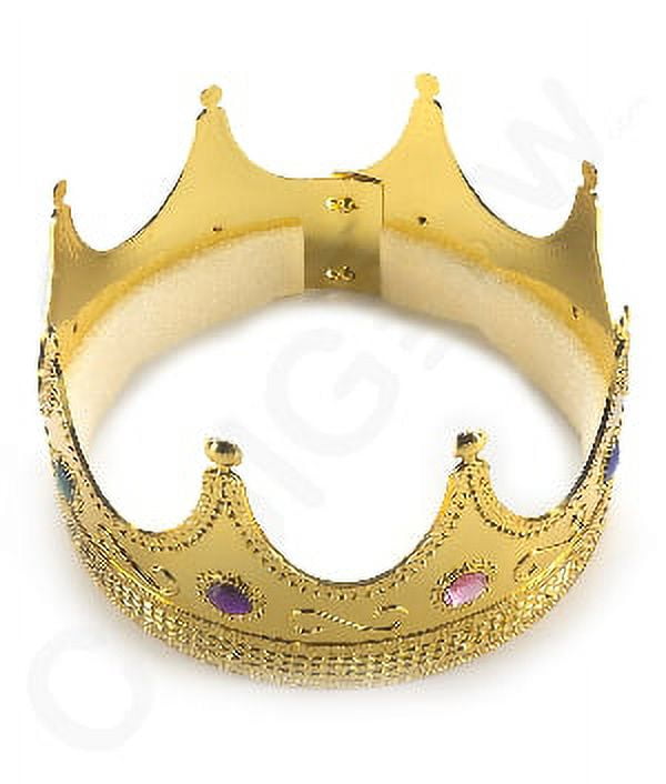 Fun Central (AY970) 1 pc Regal King Crown, Party Crowns, King Crown