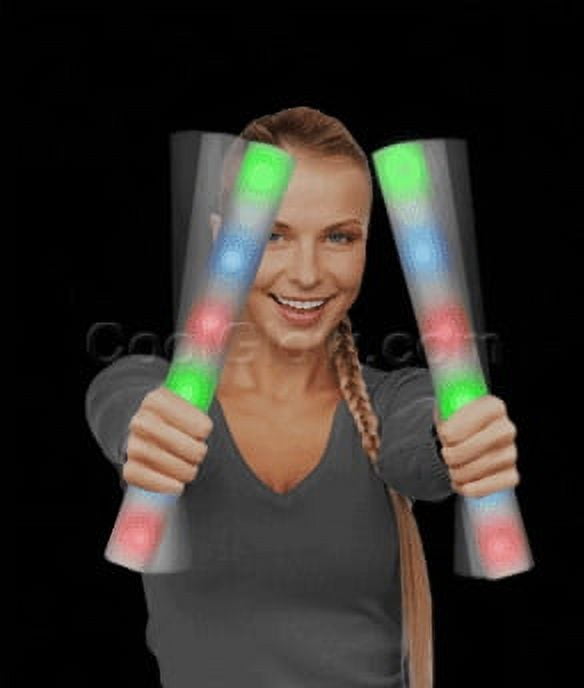 Fun Central Z553 LED Foam Stick Baton Supreme - Rainbow - Walmart.com