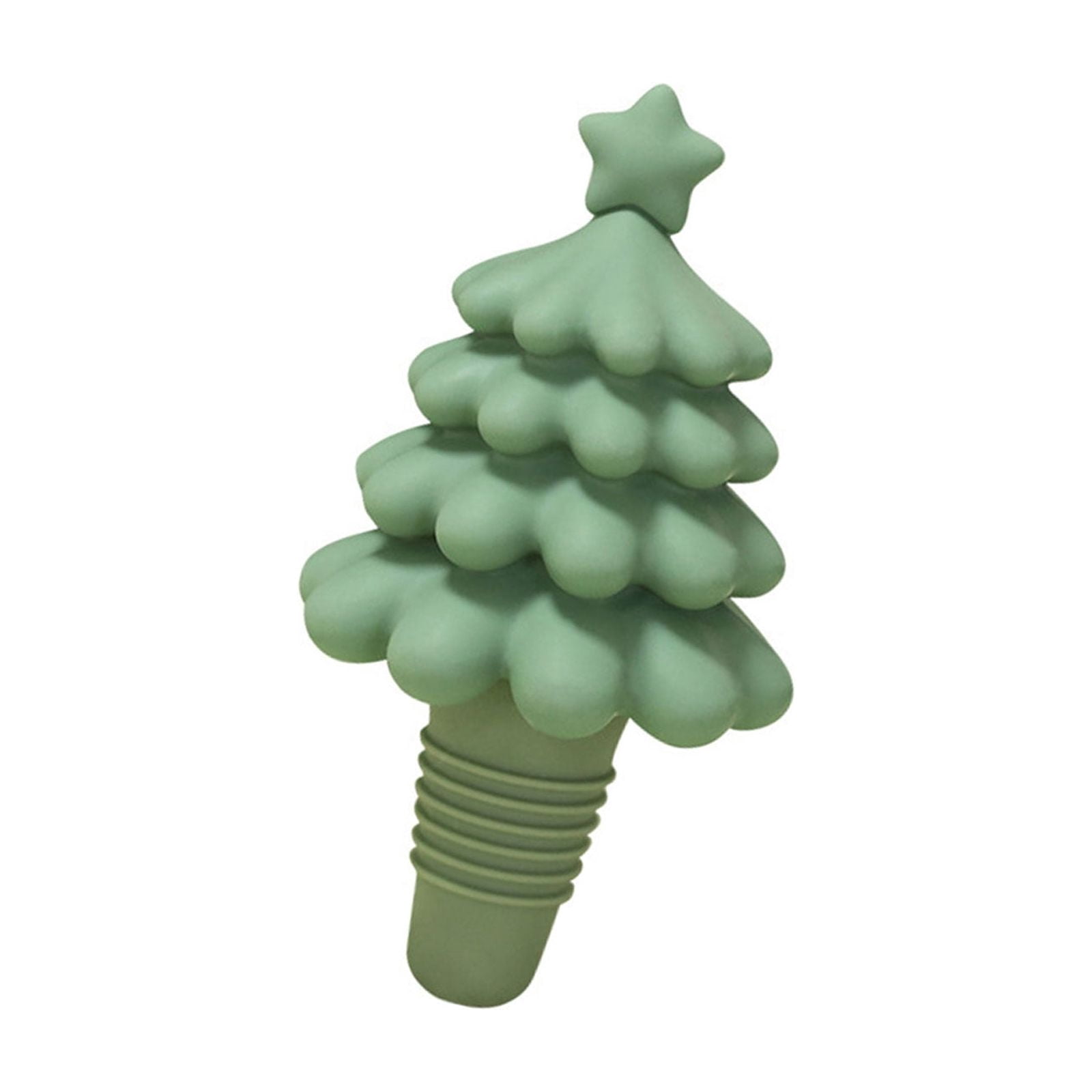 Fun Christmas Tree Shape Silicones Wine Bottle Stopper for Wine ...