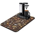 thumbnail image 1 of Fun Coffee Mat 23inx15in,Coffee Bar for Countertops,Absorbent Hide Stain Anti-Slip Accessories Fit Under Machine Mat,dish Drying Mats Kitchen, (DS), 1 of 6