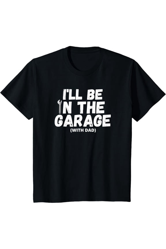 Fun Cool Car Mechanic Working With Dad Handyman Helper T-Shirt