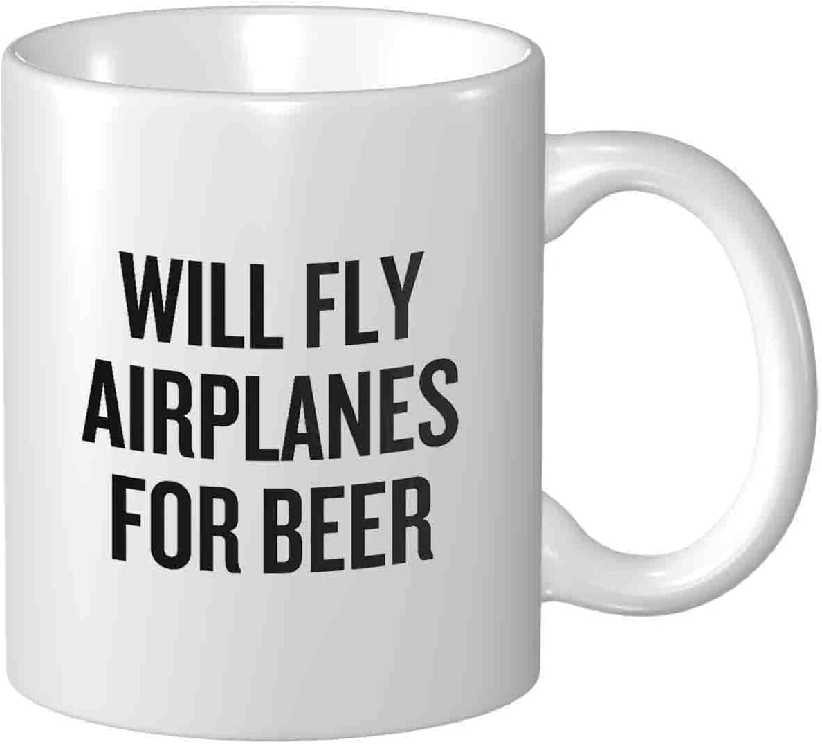 Fun & Cool Novelty Cup-Fun Cups For Teens-Funny Pilot Gift Will Fly ...