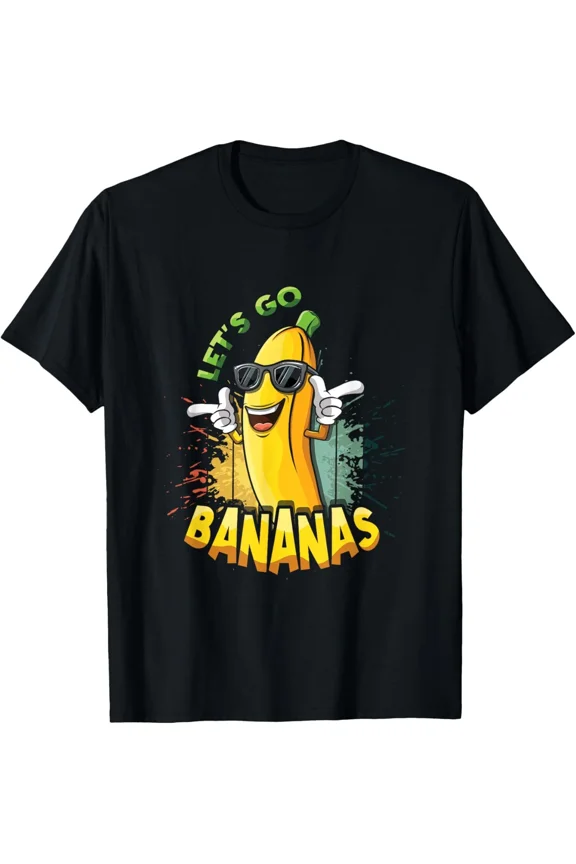 Fun Cool Retro Vintage Funny Meme Let Us Go Banana Peace New H26992 Unisex T-Shirt, Up to 5XL Available