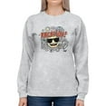 thumbnail image 1 of Fun Cool Summer Trendy Graphic Symbol Women's Sweatshirt, 1 of 4