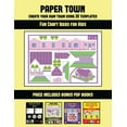 thumbnail image 1 of Fun Craft Ideas for Kids: Fun Craft Ideas for Kids (Paper Town - Create Your Own Town Using 20 Templates) : 20 full-color kindergarten cut and paste activity sheets designed to create your own paper houses. The price of this book includes 12 printable PDF kindergarten workbooks (Series #46) (Paperback), 1 of 1