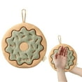thumbnail image 1 of Fun Cute Hanging Hand Towel for Kitchen & Bathroom, Soft Coral Velvet Absorbent Hand Towel for Hands & Face, 8.7 x 7.9in Small Square Towel with Loop, 1PCS – Holiday & Baking Friendly, 1 of 9