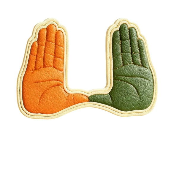 Fun And Cute Leather Hand - Shaped Decorations, Crafted From Premium - Grade Leather For A Soft Comfortable Feel And Long - Lasting Quality, Featuring A Distinctive Finger -