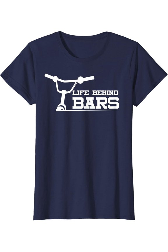 Fun Cycling Pun Bike Joke Bmx Design Idea Ladies' Crewneck T-Shirt Unisex Full Size S-5XL