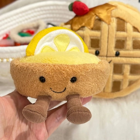 Fun Dessert Lemon Pie Toy Cake Doll Soothing Companion
