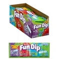 thumbnail image 1 of Fun Dip Grape, Apple, & Cherry Sour Candy Variety Pack,1.4oz. (Box of 24)Fun Dip Classic Lik M Aid Sticks, 1 of 3