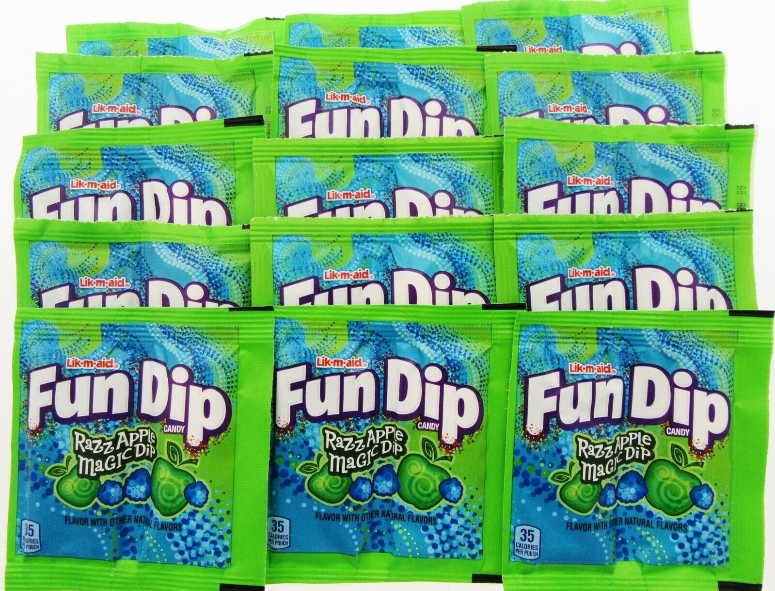 Fun Dip Razz Apple Magic Dip and Cherry Yum Diddly Dip Candy