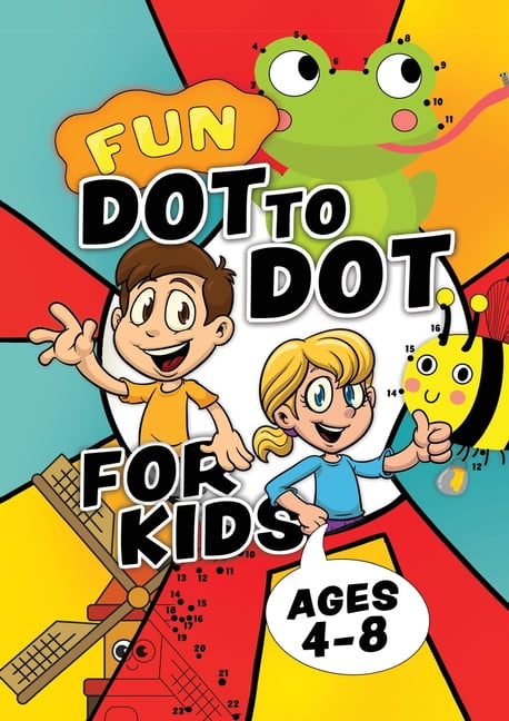 Activity Book For Kids 5+ Years Old: Fun Activity Book For Boys And Girls  6-9 7-10 Years Old. Big Pages Of Connect The Dots, Mazes, Puzzles & Many   Drawing, Calculating, Counting