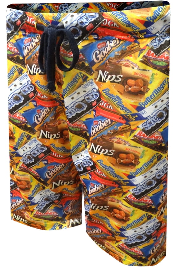Mens NESTLE Candy Butterfinger 100 Grand Lounge Shorts (Medium)
