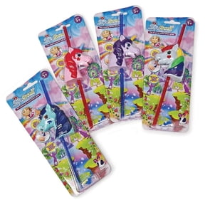 Fun Drinking Straw with Realistic Sound Effects for Kids - Set of 2 (Unicorns)