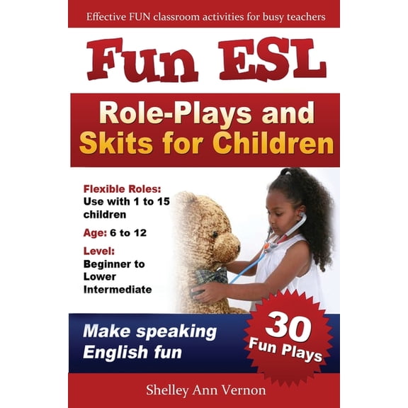 Fun ESL Role-Plays and Skits for Children (Paperback)