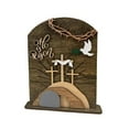 thumbnail image 1 of Fun Easter Decoration Wooden Grave Scene Cross Tabletop Ornament, Beautifully Crafted Wooden Resurrection Set With Empty Tomb Cross And Spiritual Design To Add Reverence To, 1 of 4