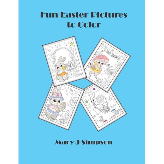 Fun Easter Pictures to Color (Paperback)