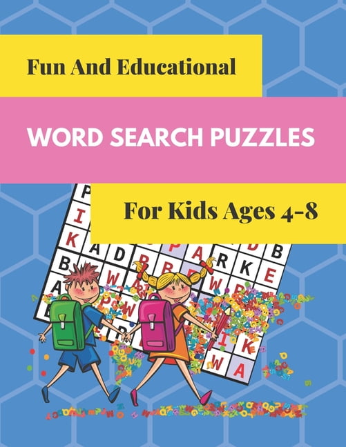 Fun And Educational Word Search Puzzles For Kids Ages 4-8: Fun And Useful Word Search Puzzles With Coloring Picture For Each Puzzle To keep Your Child Entertained (Paperback)