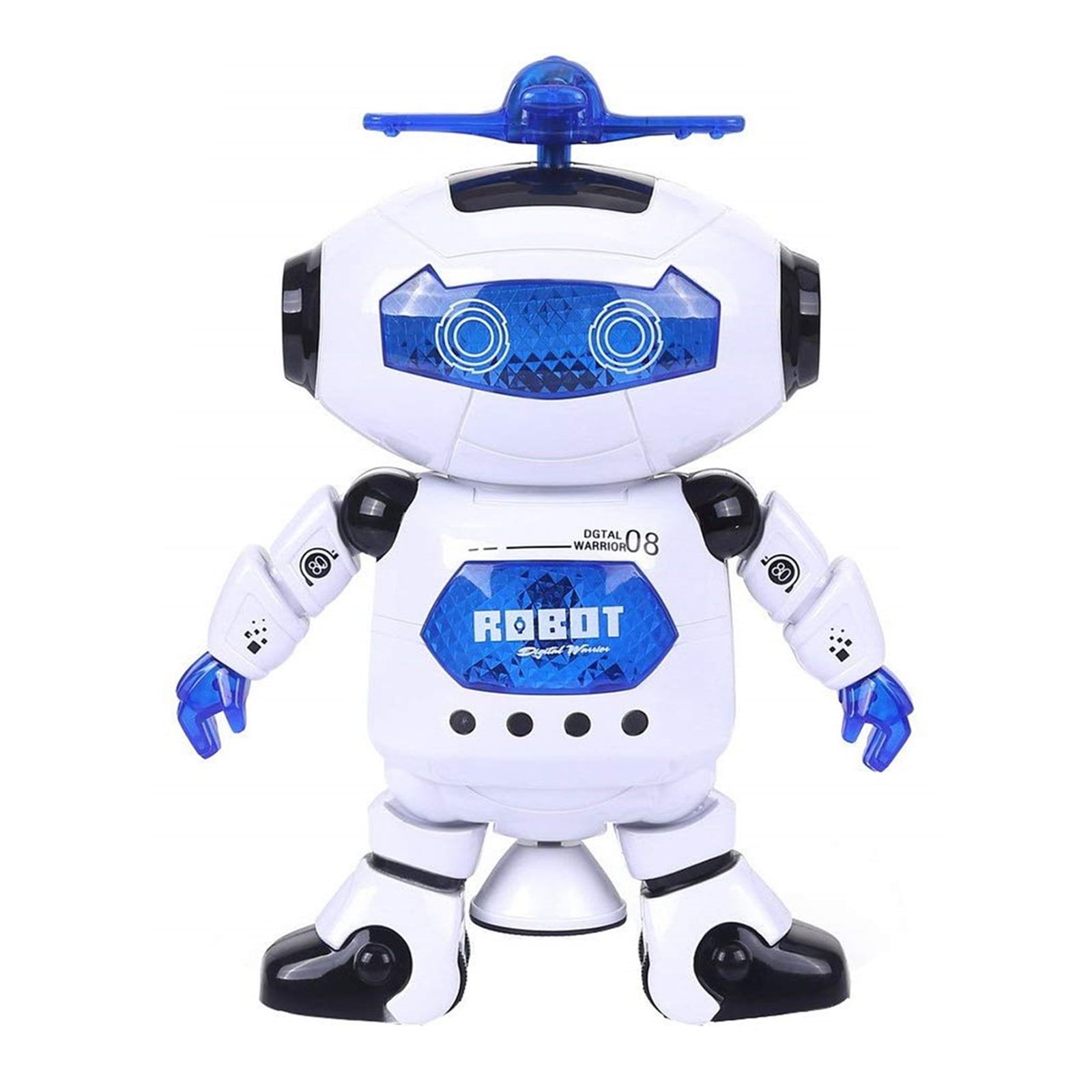 Electric Unicycle Spinner Fingertip Gyro Toy Creative Wire-walking Robot  Walker Balance Car Assembling Interesting Gifts For Kid