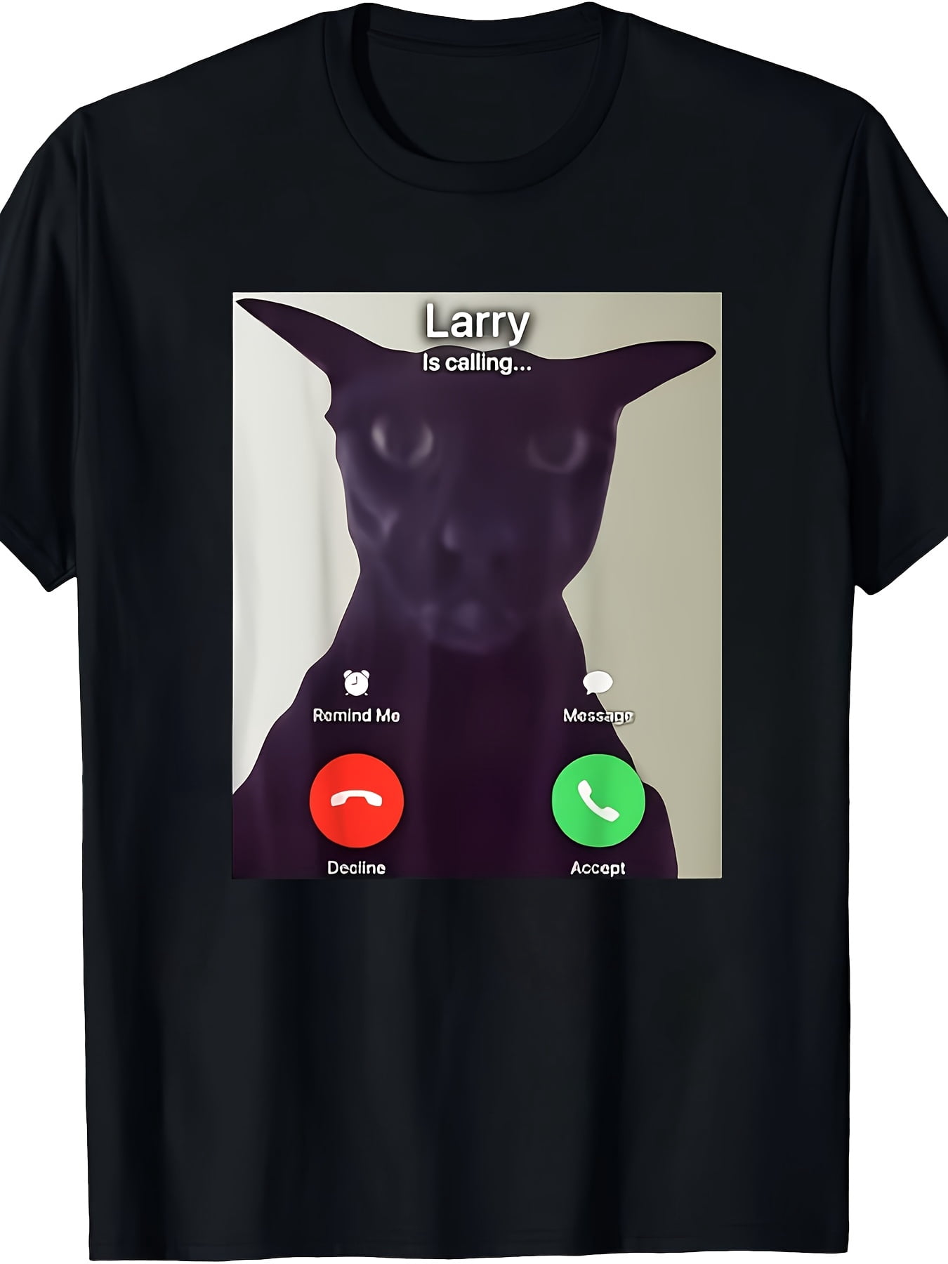Fun Evil Larry Pattern Men's T-Shirt Boyfriend Funny and Quirky T-Shirt ...