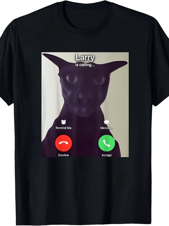 Fun Evil Larry Pattern Men's T-Shirt Boyfriend Funny and Quirky T-Shirt.