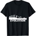 thumbnail image 1 of Fun Evolution Swimming Pool Swim Sport Lover Gift T-Shirt Black Large, 1 of 4