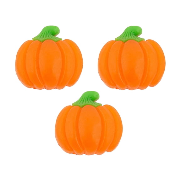Fun Express 1 lb. Pumpkin-Shaped Orange Fruit Gummy Candy - 38 Pieces