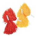 thumbnail image 1 of Fun Express 10" Red & Gold Team Spirit Cheer Plastic Pom-Poms - 24 Pieces, 1 of 1