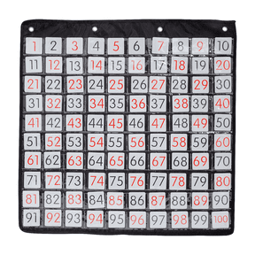 Fun Express 101 Pieces Count to 100 Pocket Chart, Educational and Learning Activities for Kids