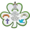 thumbnail image 1 of Fun Express 12 Pieces Color Your Own Shamrock Trinity Cut Out, Crafts for Kids and Fun Home Activities, 1 of 5