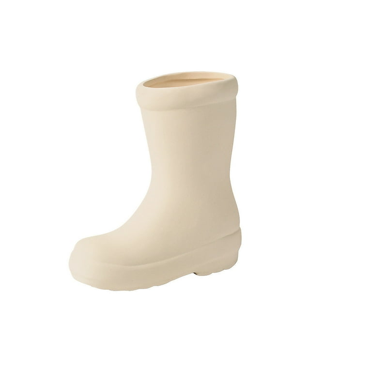 Fun Express 12 Pieces Do It Yourself Ceramic Boot Planter Crafts for Kids and Fun Home Activities