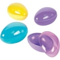 thumbnail image 1 of Fun Express 12 Pieces Ginormous Easter Egg, Large Easter Eggs, Each fillable plastic egg is 7 inch long - X Large Easter Party Supplies, 1 of 6