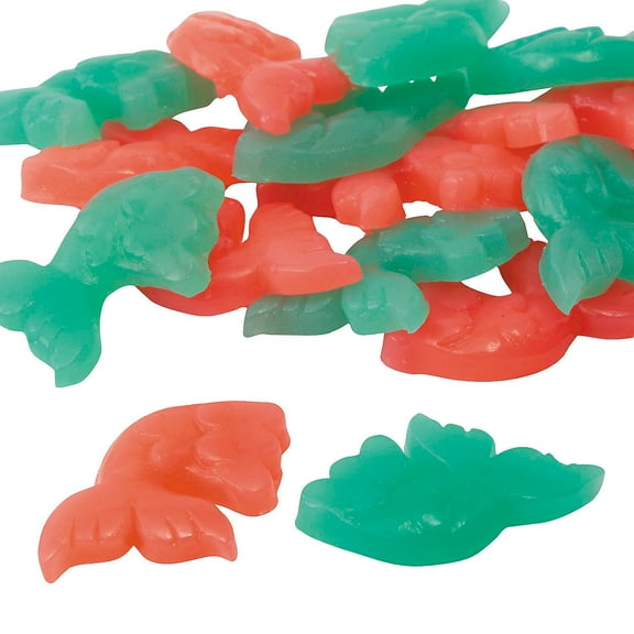 Fun Express 15 oz. Mini Mermaid Tail Gummy Candy - 24 Pieces