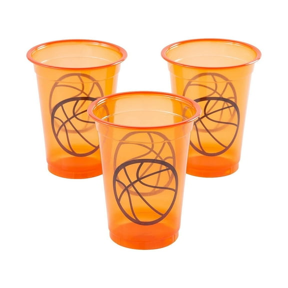 Fun Express 16 oz. Disposable Plastic Cups, 50 Count, Multicolor
