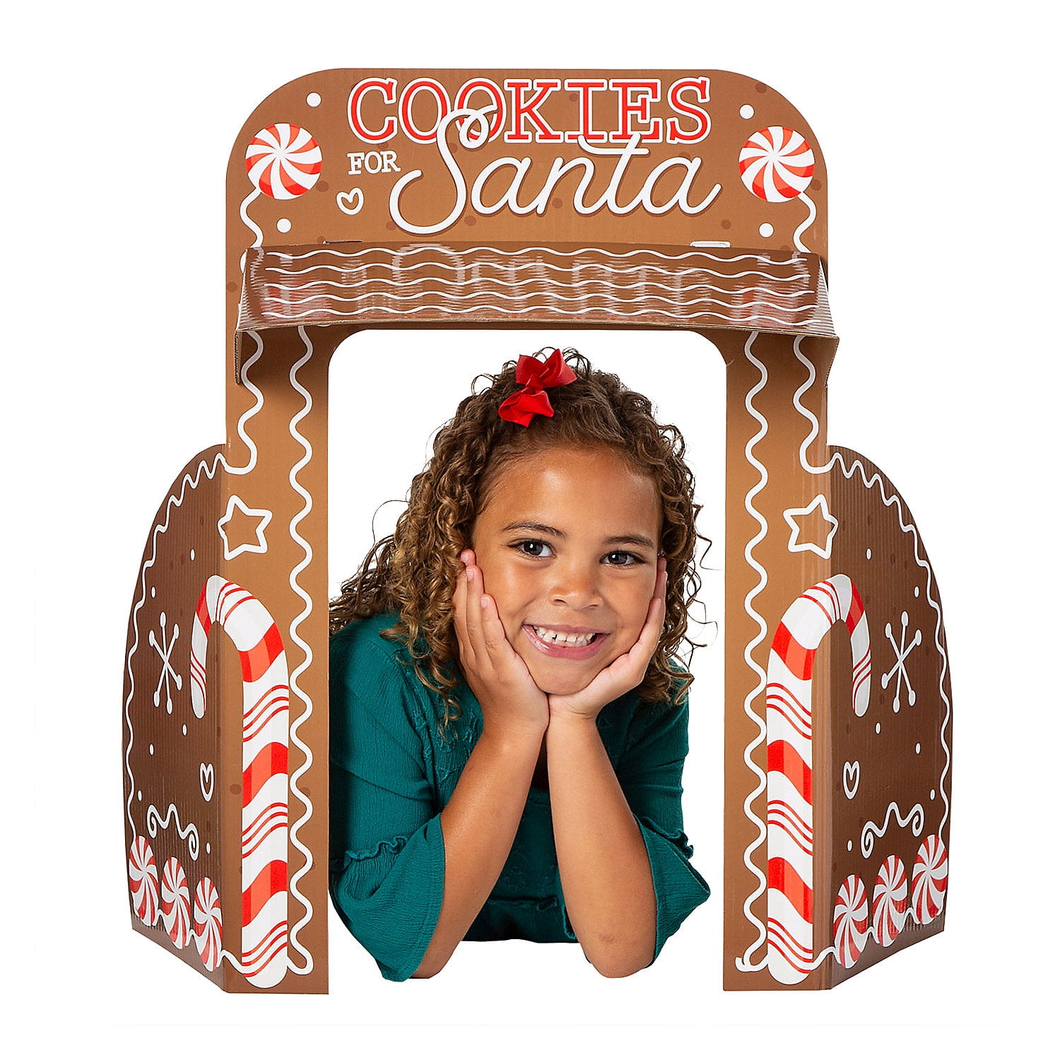 Fun Express 16" x 24 1/2" Cookies for Santa Tabletop Photo Booth