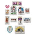 thumbnail image 1 of Fun Express 2 1/4" – 6" Religious Easter Story Bible Verse Magnets Set - 12 Pc., 1 of 1