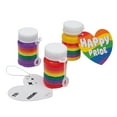 thumbnail image 1 of Fun Express 2" 1 oz. Mini Rainbow Bubble Bottles with Pride Card - 36 Pieces, 1 of 1