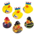 thumbnail image 1 of Fun Express 2" - 2 1/2" Bulk 48 Pieces Firefighter & Patriotic Parade Rubber Duck Assortment, 1 of 1