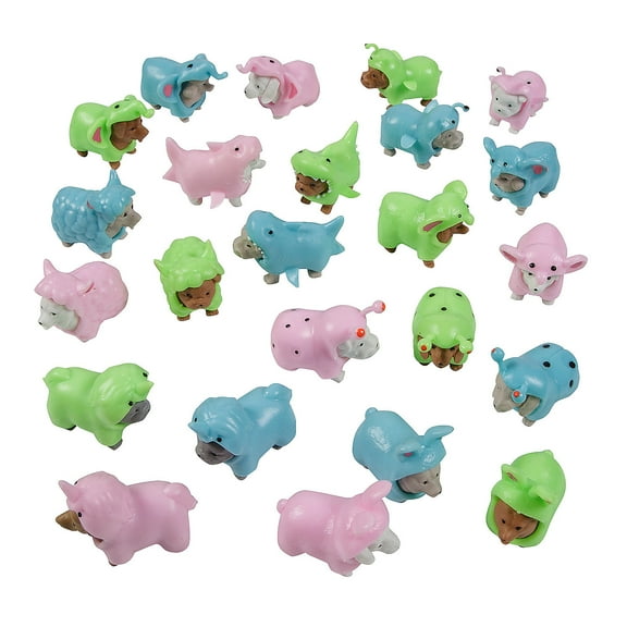 Fun Express 2 3/4" x 1 3/4" Stretchy Sand-Filled Dogs in Costumes - 12 Pieces